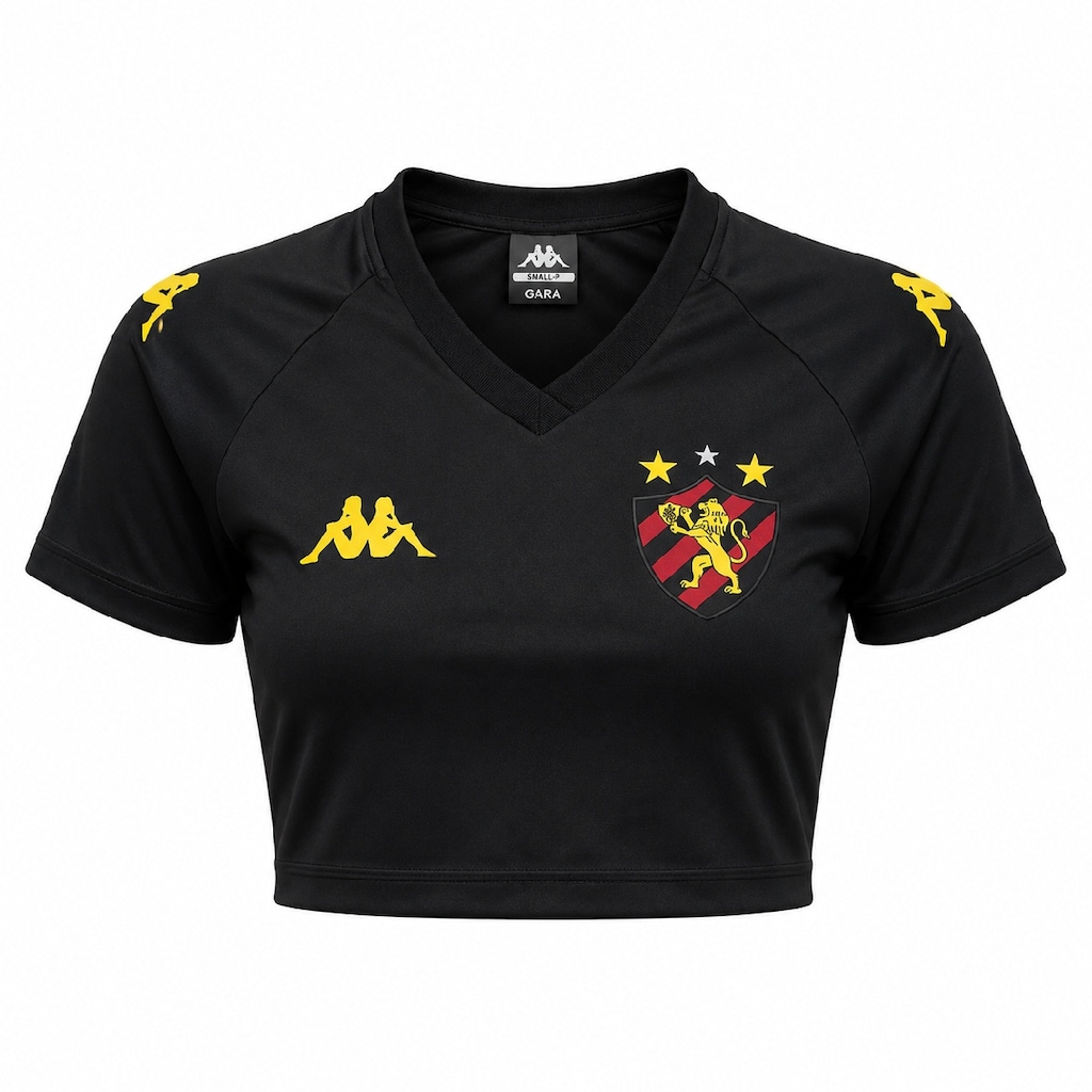 Cropped do Sport Recife Kappa 2026 Supporter Wavex - Feminino