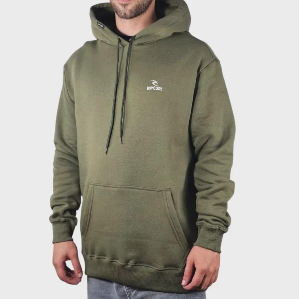 Imagem 3 do produto Blusão de Moletom Rip Curl Corporate Hood Military Green - Masculino