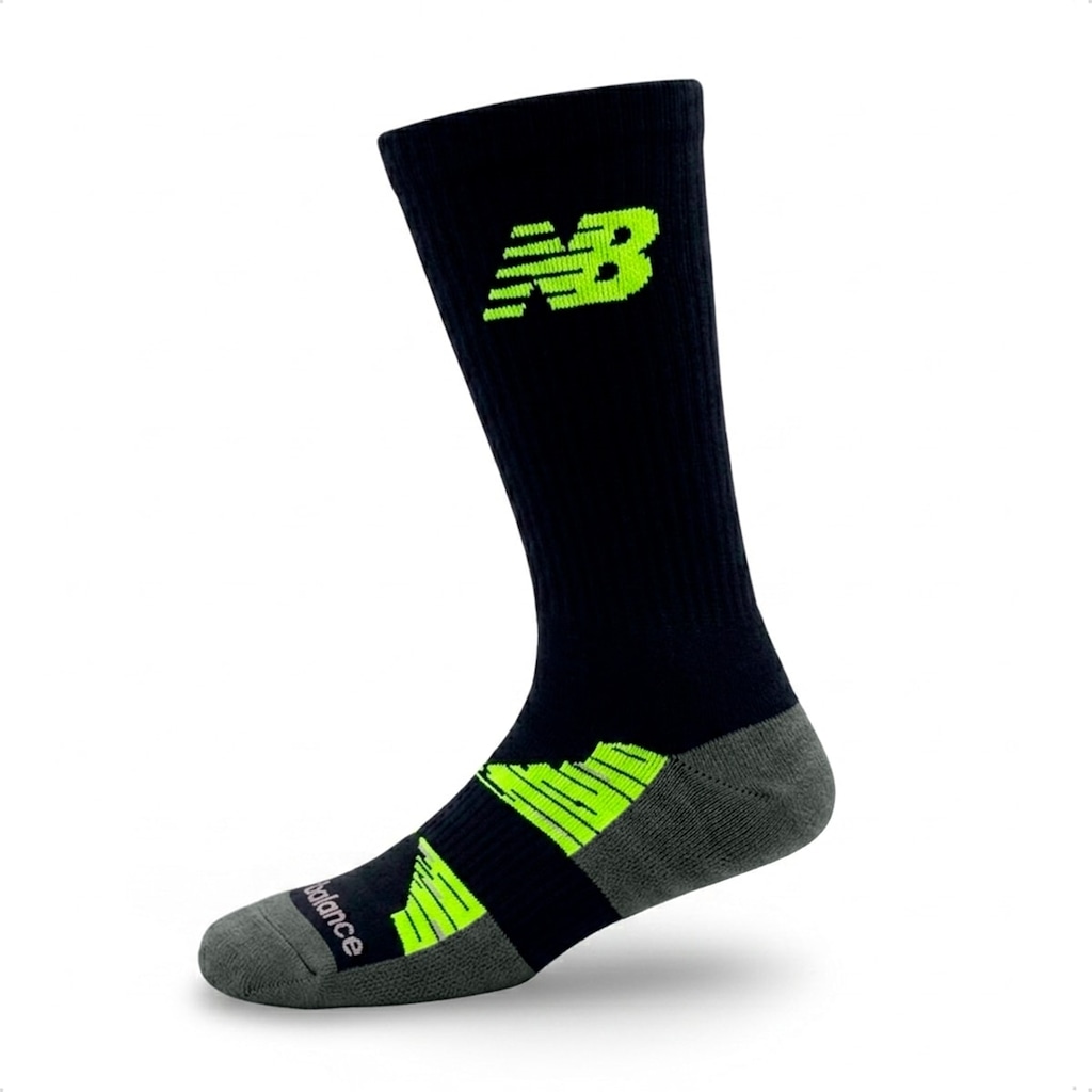 Meia Cano Longo New Balance Performance Run - Unissex - Foto 1