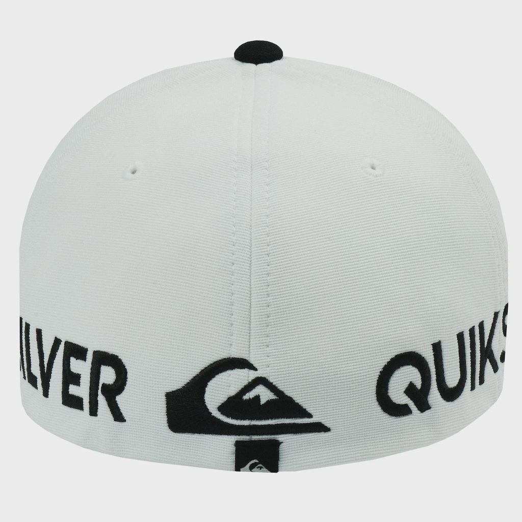 Imagem 4 do produto Boné Masculino Quiksilver Emb Hard Hitter White Importado - Aba Curva
