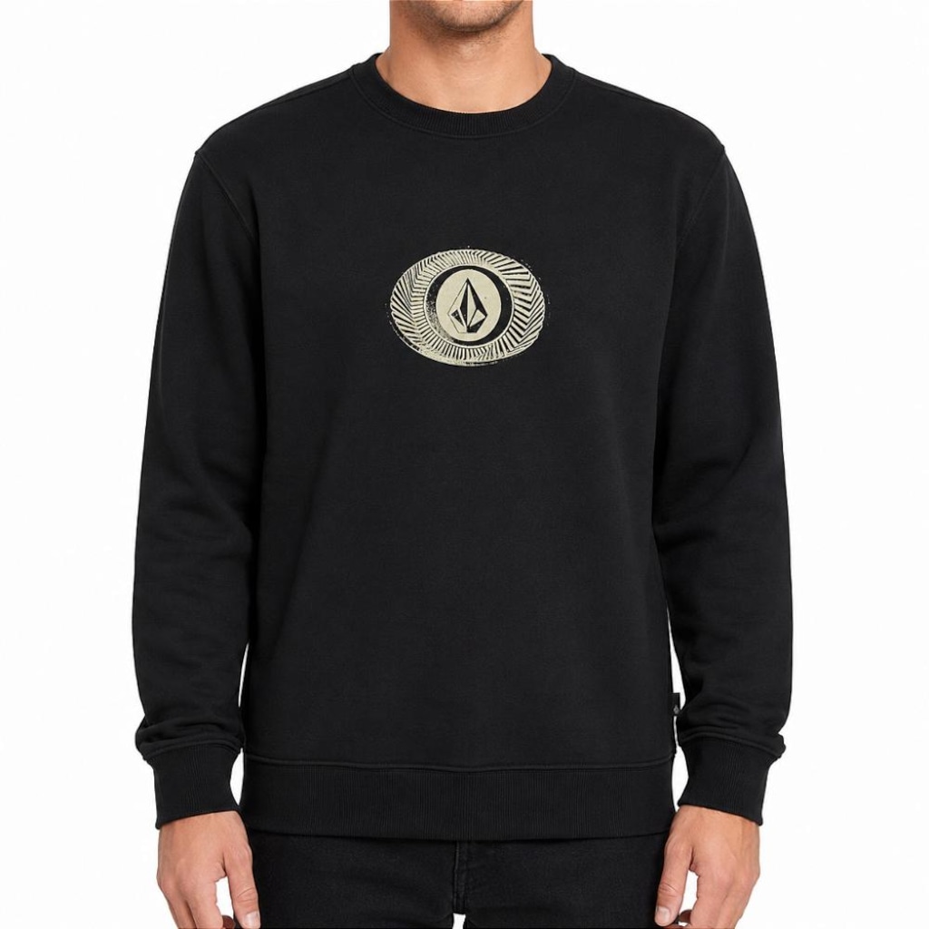 Blusão de Moletom Volcom Careca Exacto WT26 Masculino