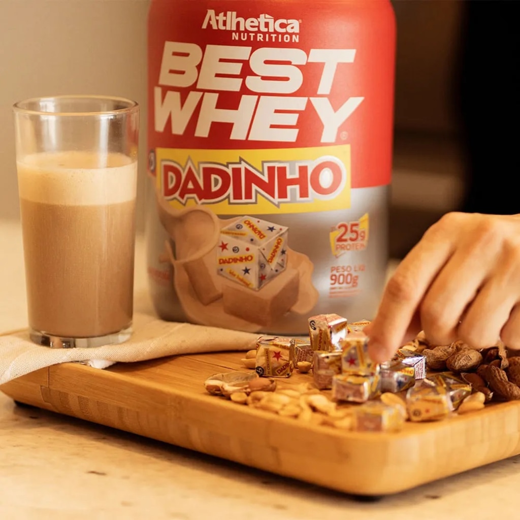 Imagem 5 do produto Best Whey Protein (Pote 900g) Dadinho - Atlhetica Nutrition