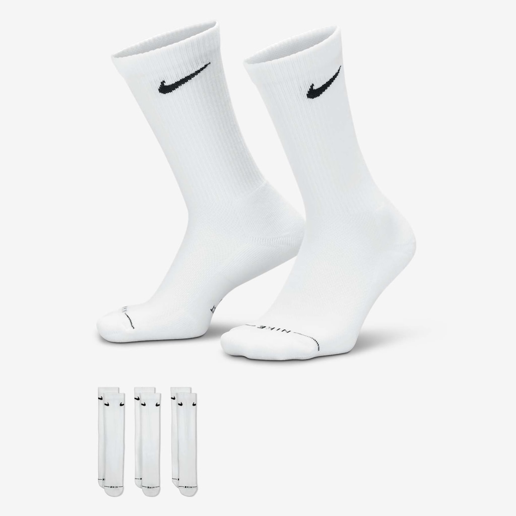 Imagem 1 do produto Meia Nike Everyday Elevated Crew (3 Pares) Unissex
