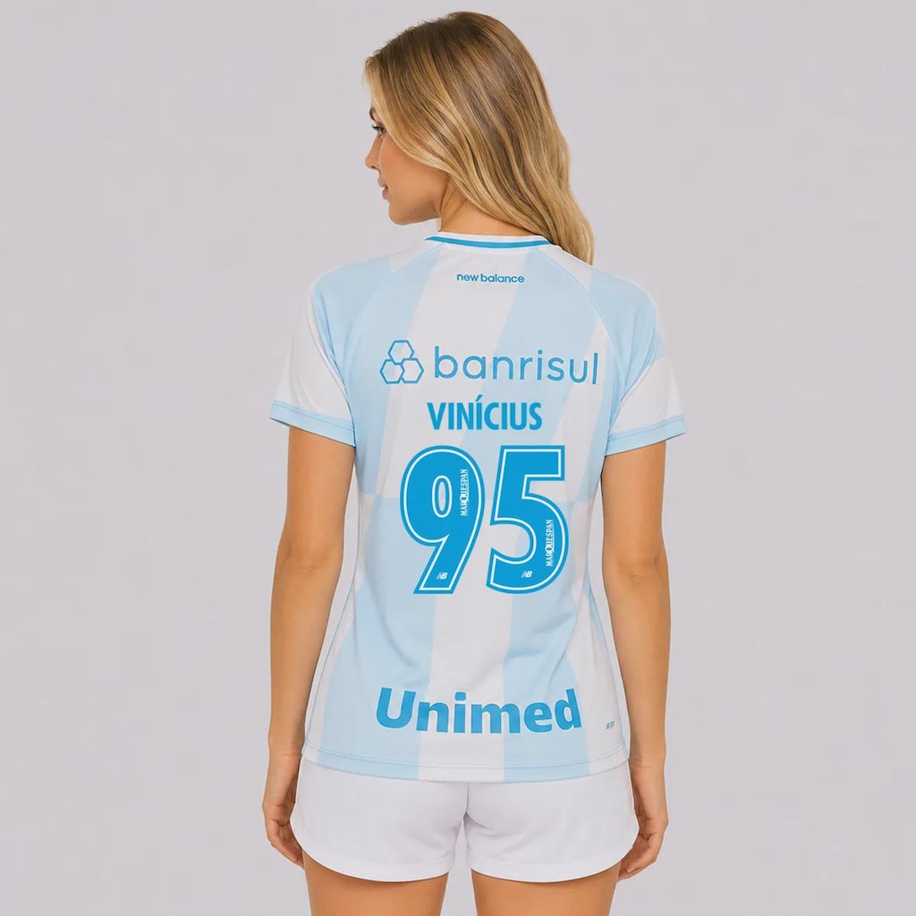Camisa do Grêmio II 26/27 95 Vinícius New Balance Feminina