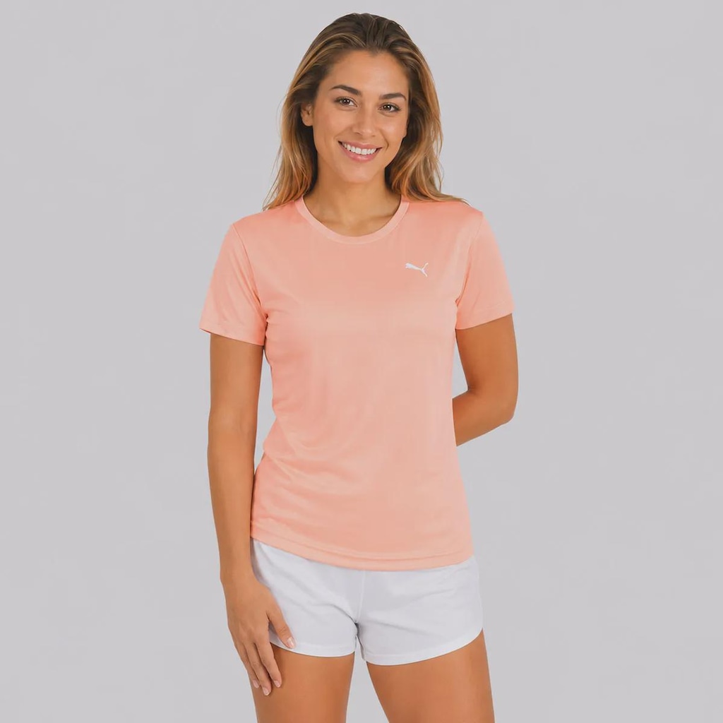 Camiseta Puma Ess Logo Poly Feminina
