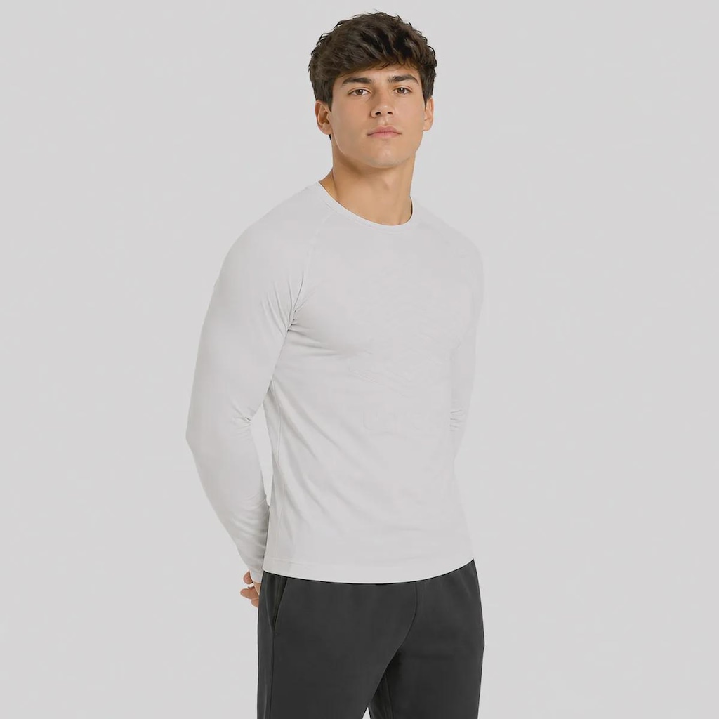 Imagem 2 do produto Camisa Térmica Umbro Manga Longa Diamond Shadow Masculina