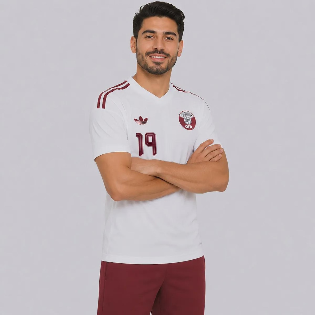 Imagem 3 do produto Camisa Catar II 26/27 19 Almoez adidas Masculina