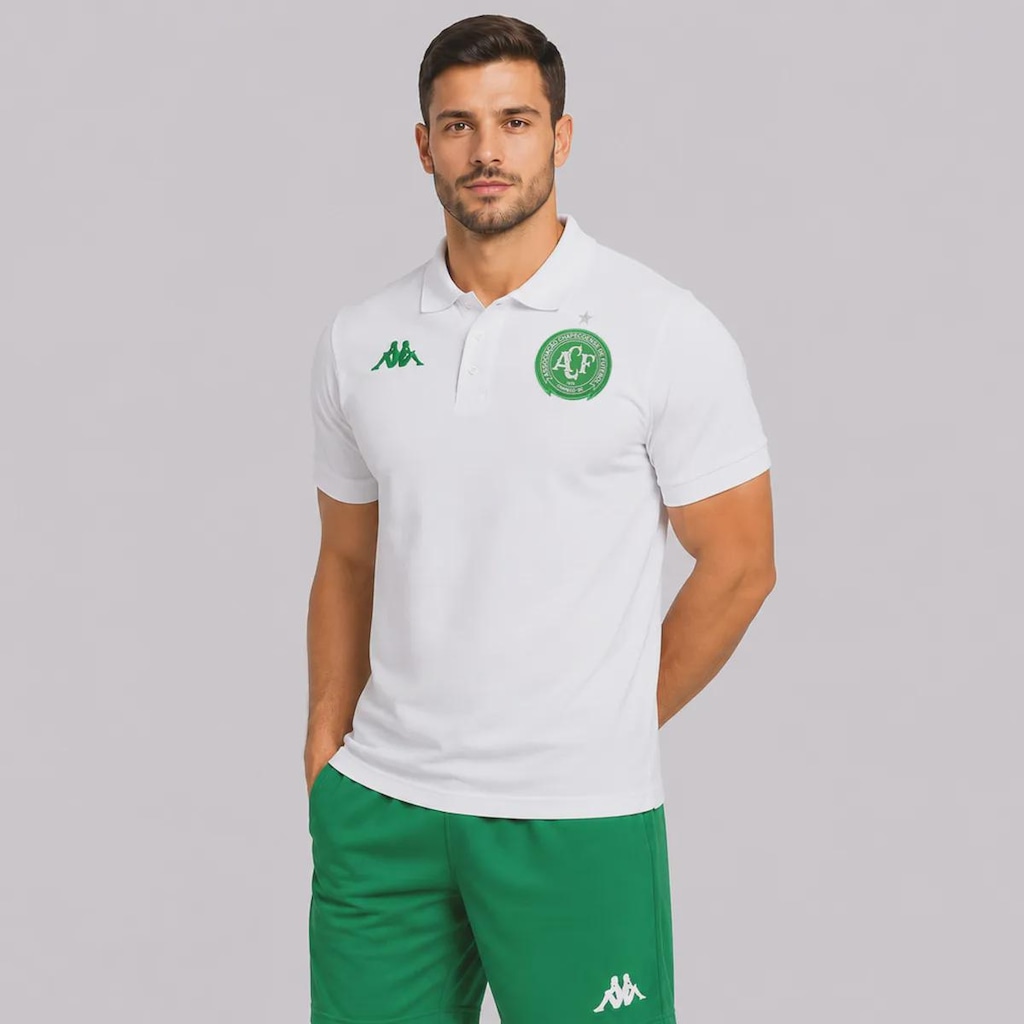 Imagem 2 do produto Camisa Polo Kappa Chapecoense 2026 Masculina