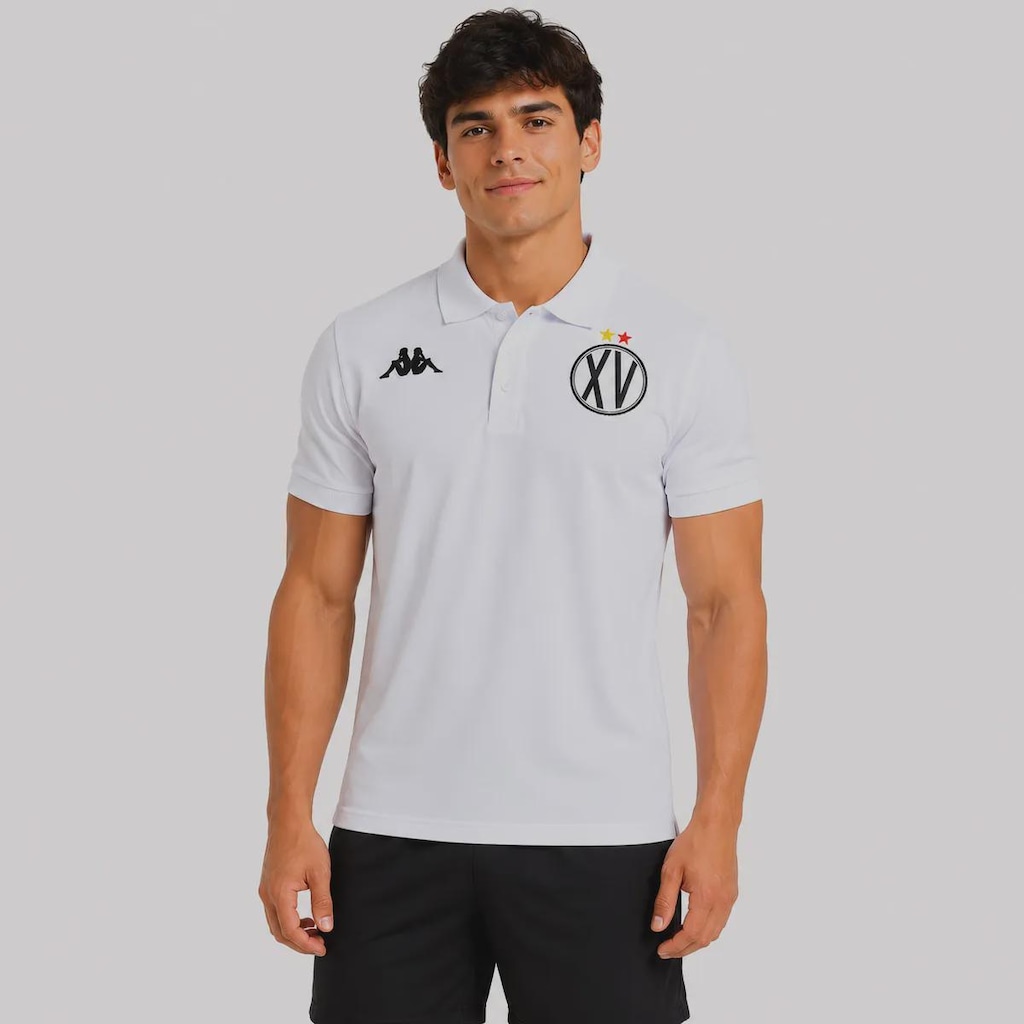 Camisa Polo Kappa Piquet Xv de Novembro 2026 Masculina