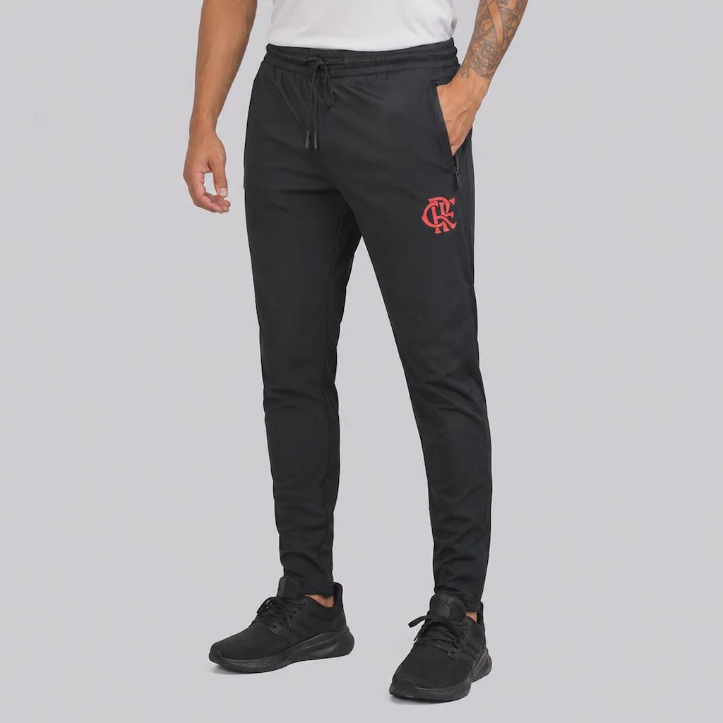 Calça do Flamengo Poliamida com Zíper Masculina