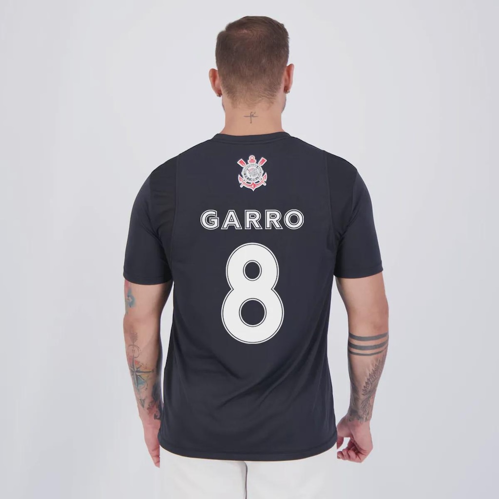 Camisa do Corinthians Fitness 8 Garro Masculina