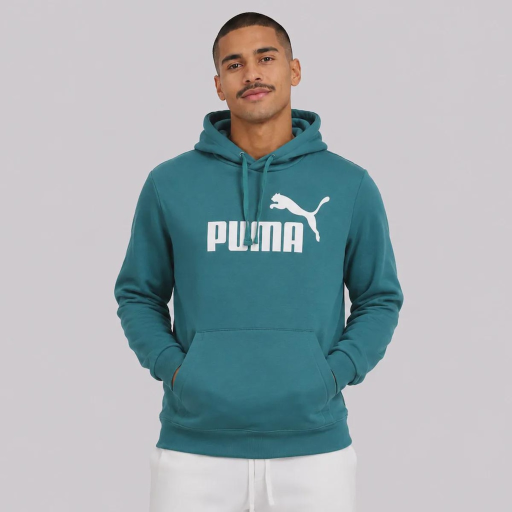 Blusão de Moletom Puma Ess No.1 Logo Hoodie Masculino