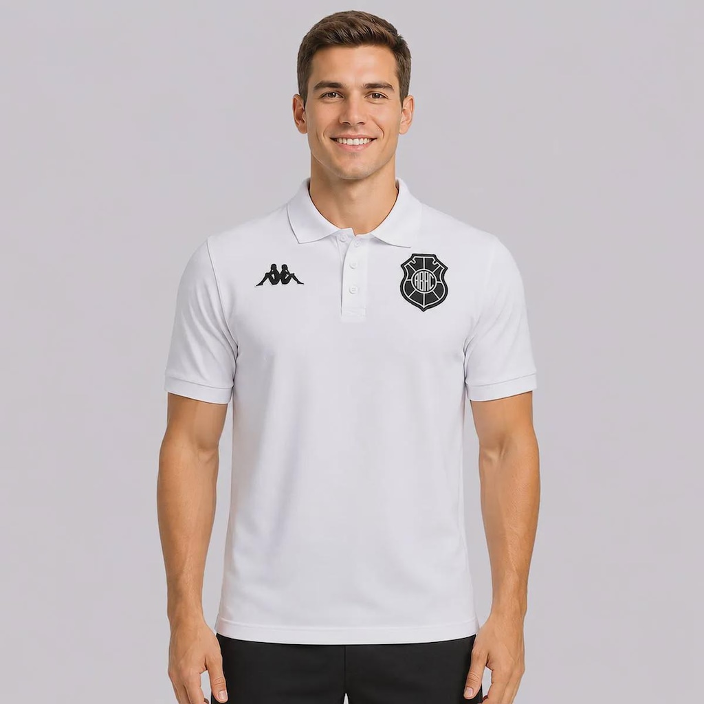 Camisa Polo Kappa Piquet Rio Branco 2026 Masculina