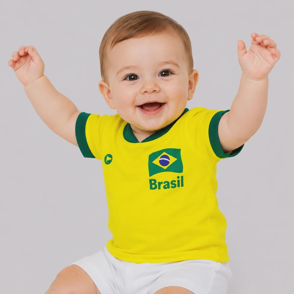 Imagem 2 do produto Camisa Brasil Baby Infantil