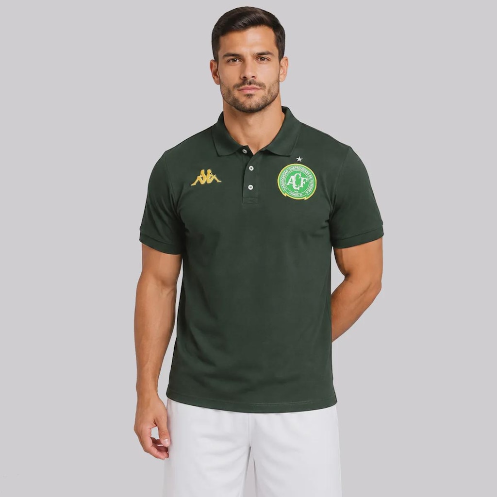 Camisa Polo Kappa Chapecoense 2026 Masculina