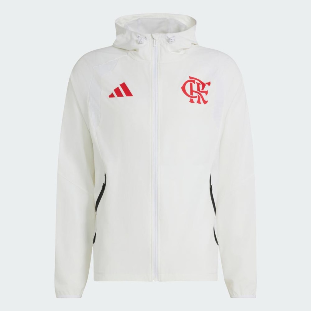 Jaqueta Corta-Vento do CR Flamengo Tiro Travel adidas Masculina
