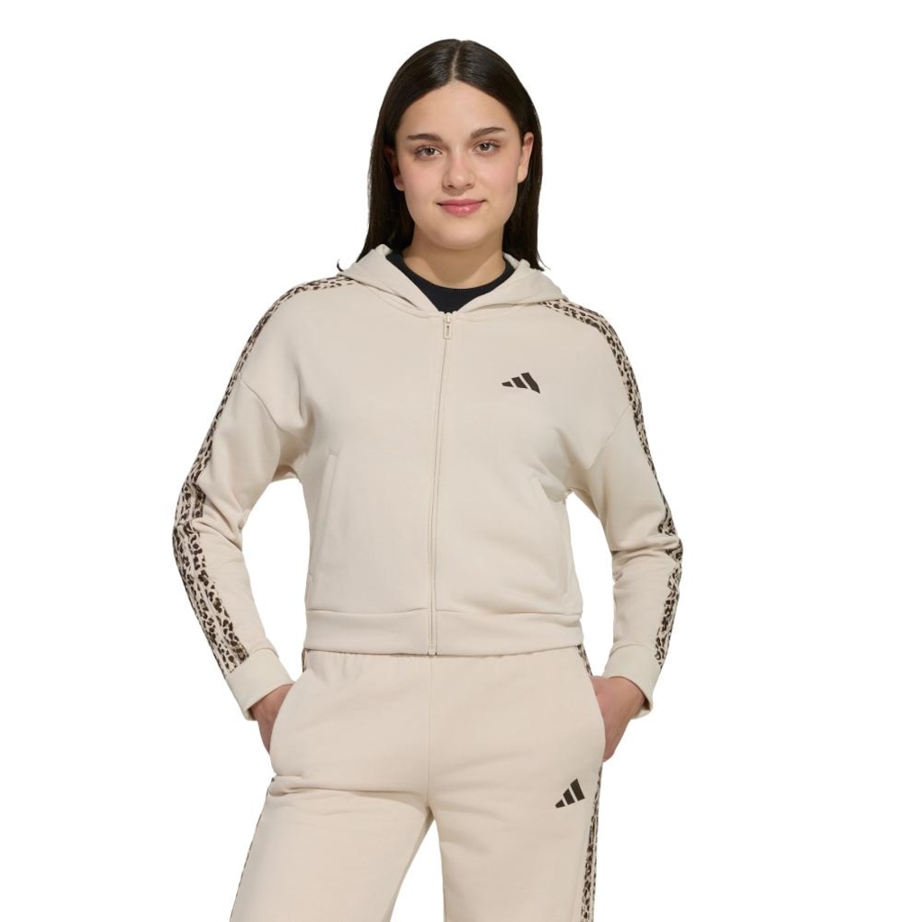 Jaqueta de Moletom com Capuz adidas Essentials Seasonals Animal Feminina