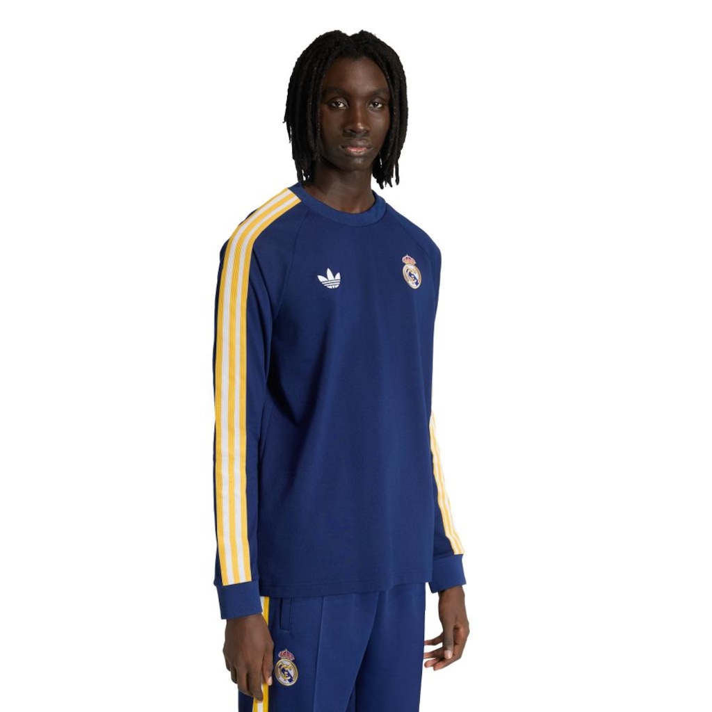 Camisa do Real Madrid adidas Originals Manga Longa Masculina
