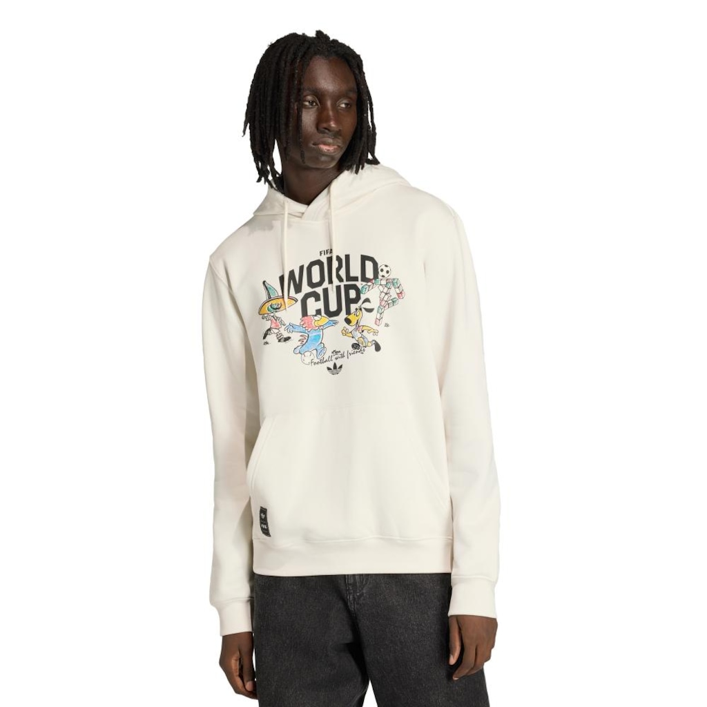 Blusão com Capuz Mascote Copa do Mundo da FIFA 26 adidas Masculino
