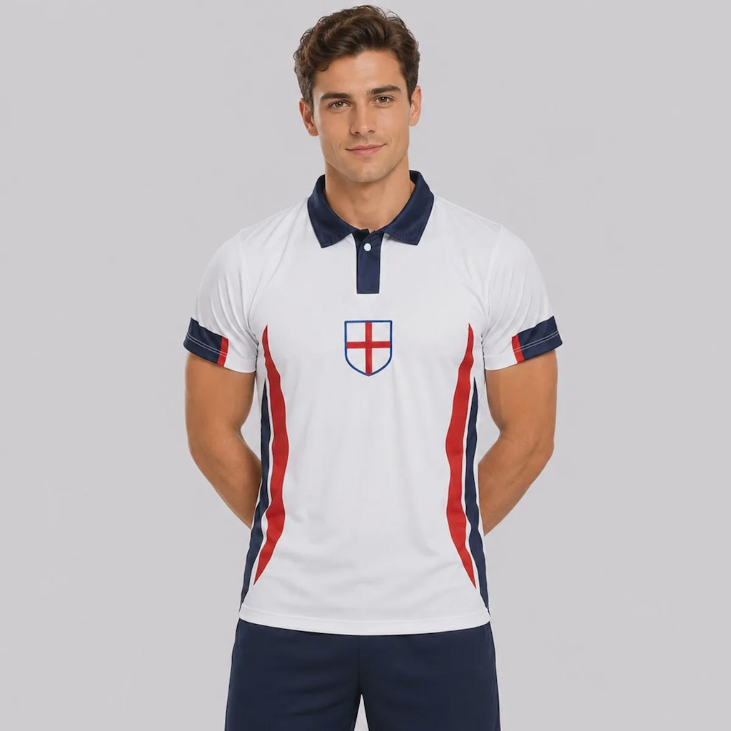 Camisa Inglaterra Retrô 1998 Dry Masculina