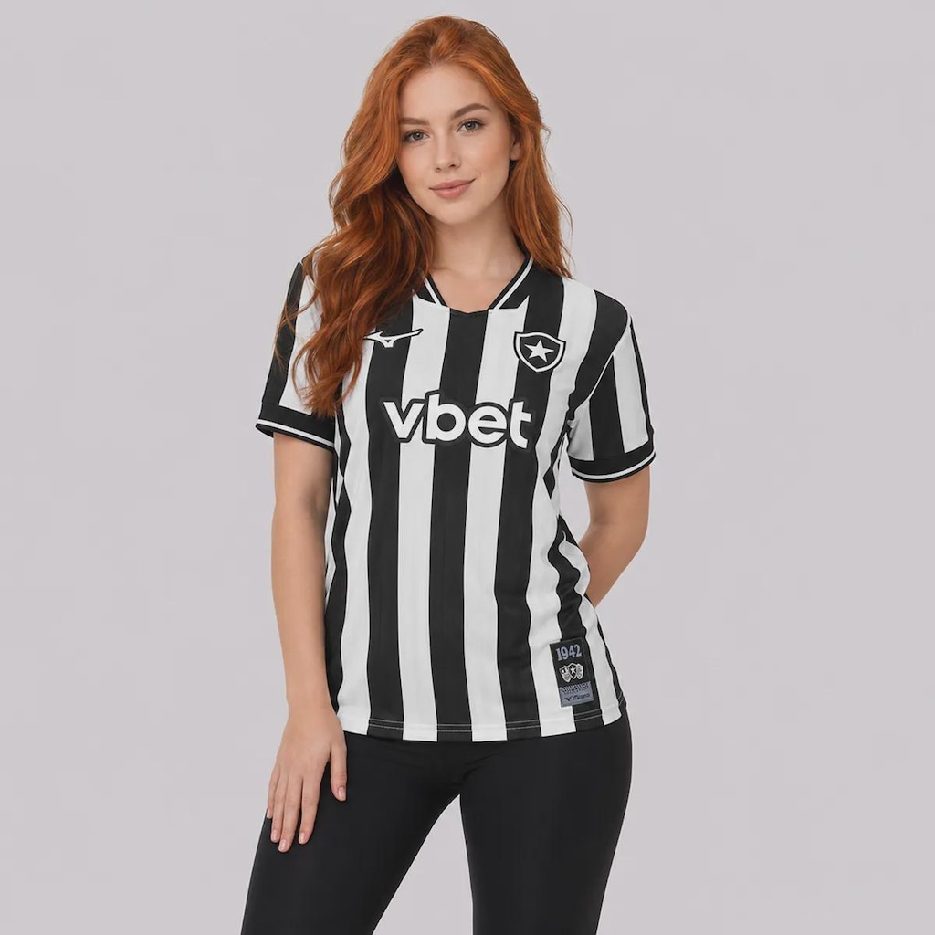 Camisa do Botafogo I 26/27 Mizuno Feminina