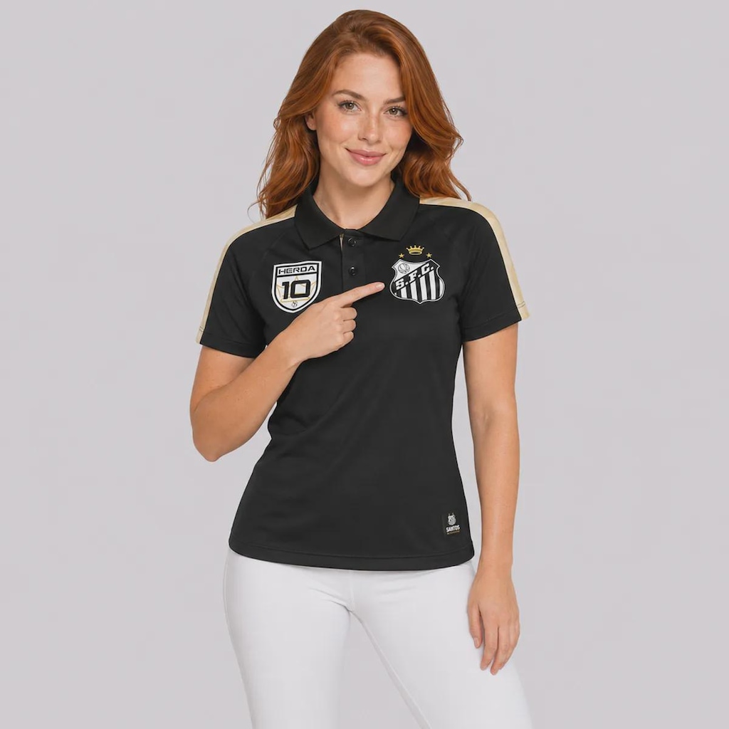 Imagem 2 do produto Camisa Polo do Santos Revell Feminina