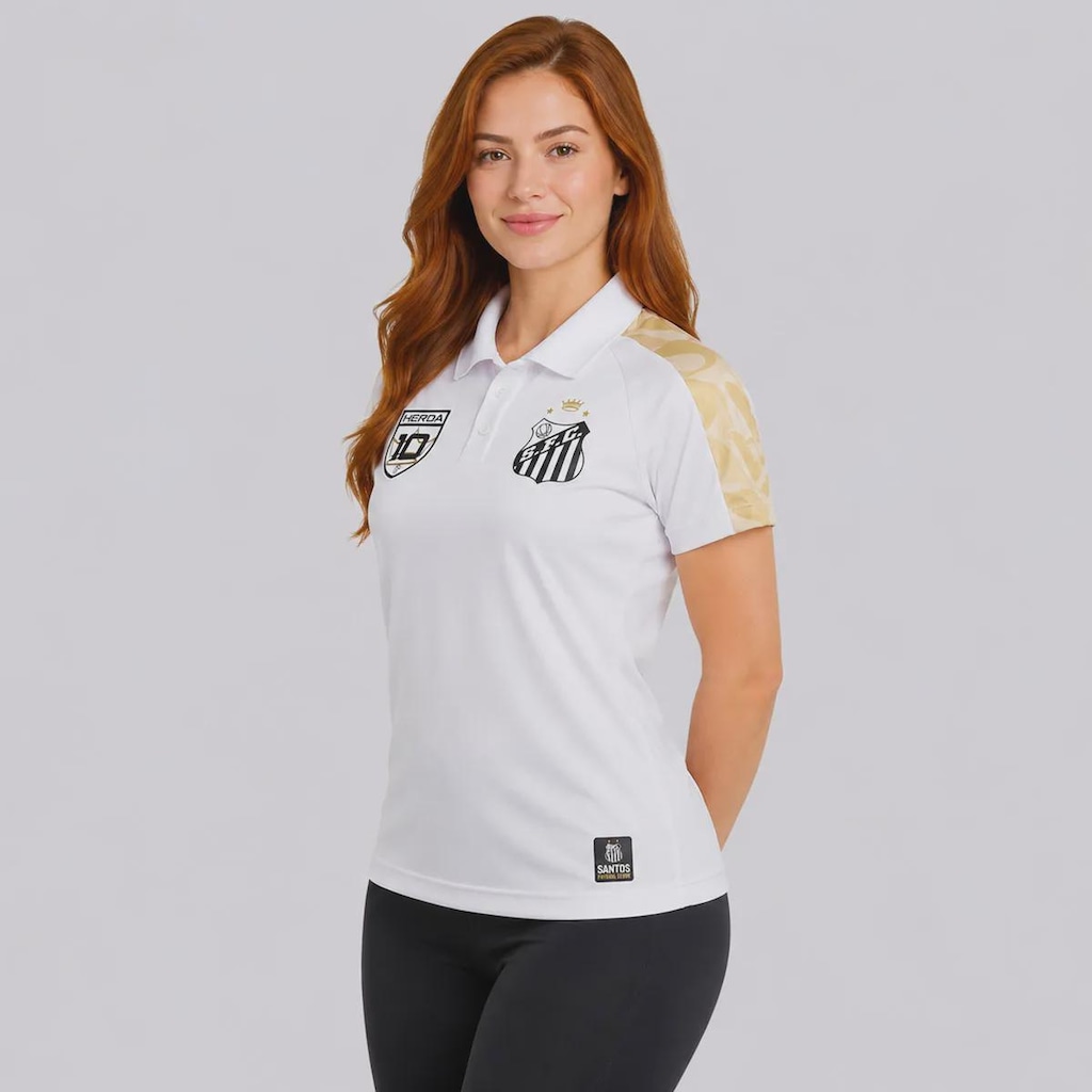 Imagem 2 do produto Camisa Polo do Santos Revell Feminina