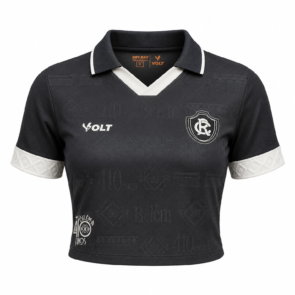 Cropped do Remo Volt 2026 Uniforme 1 Feminino