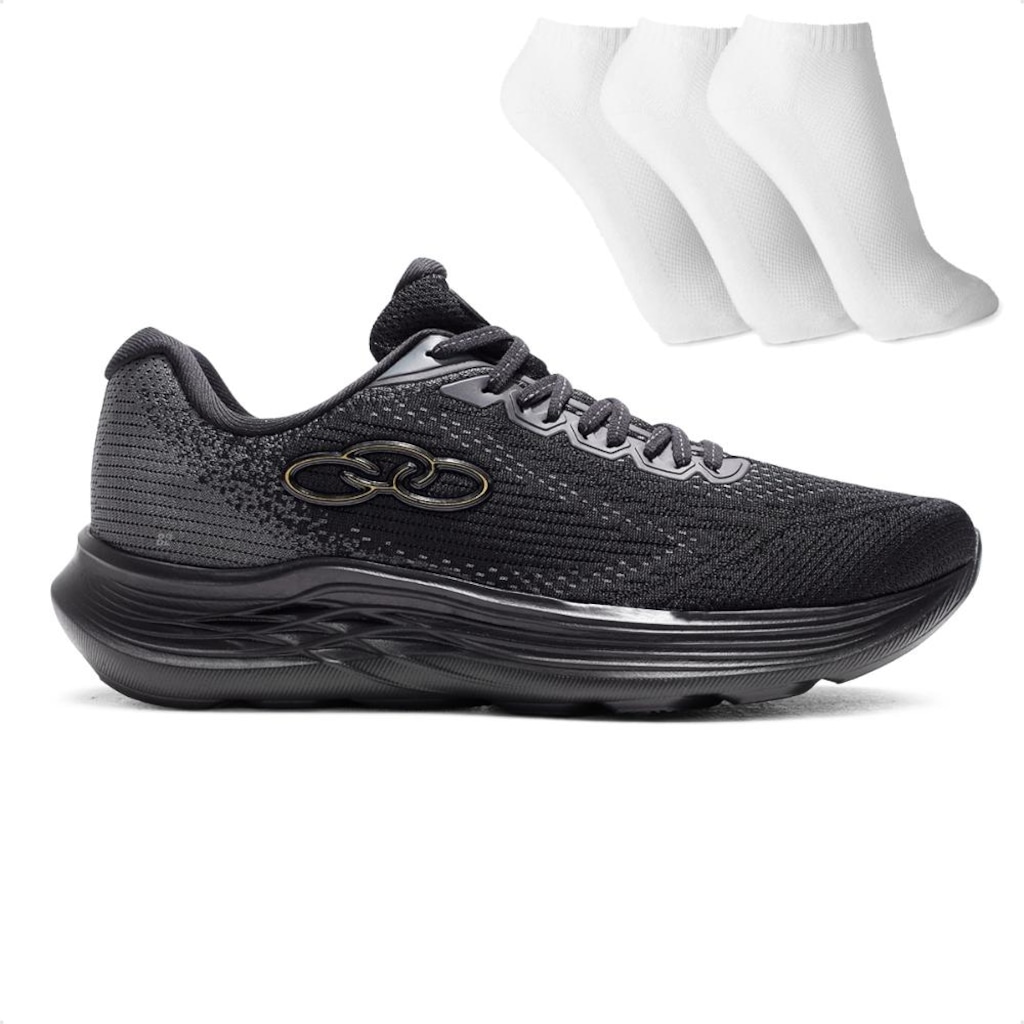 Tênis Masculino Olympikus Index 4 + 3 Pares de Meias