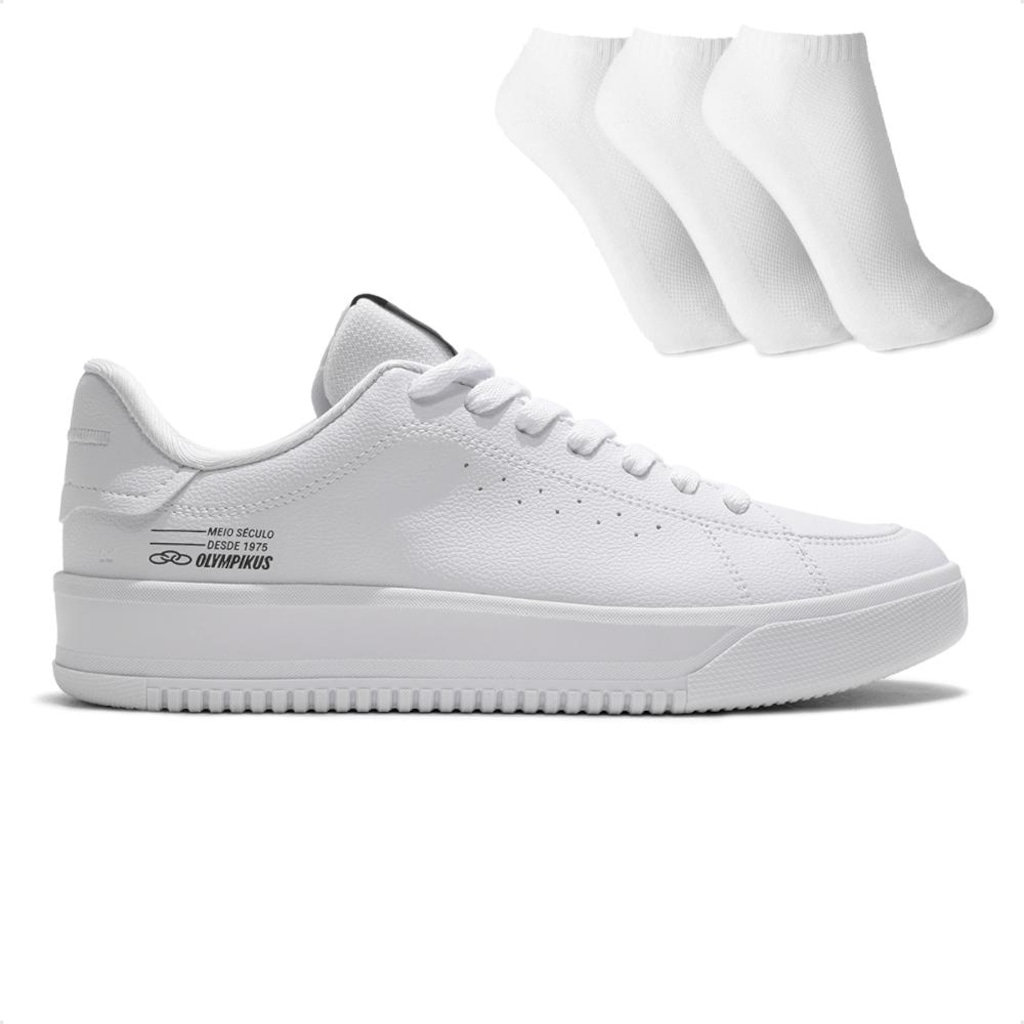 Tênis Masculino Olympikus Eros 2 + 3 Pares de Meias