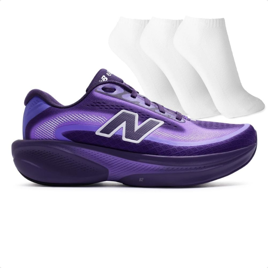Tênis Feminino New Balance Ellipse + 3 Pares de Meias