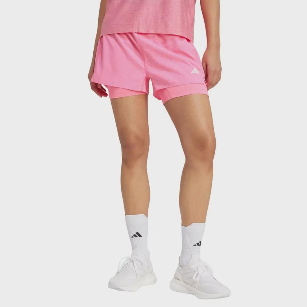Shorts adidas The Run Climacool 2 In 1 Feminino