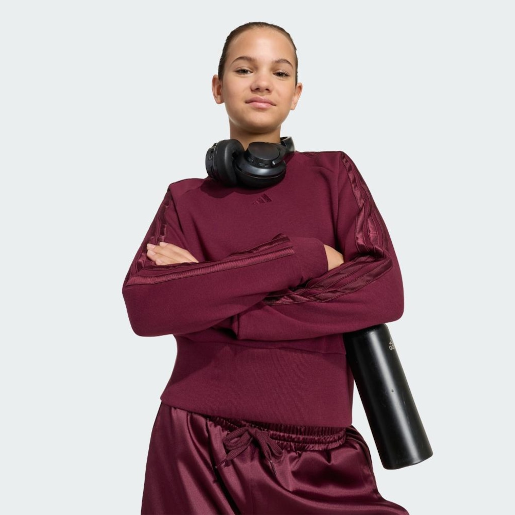 Imagem 5 do produto Blusão de Moletom adidas Sportswear JG Satin Feminino