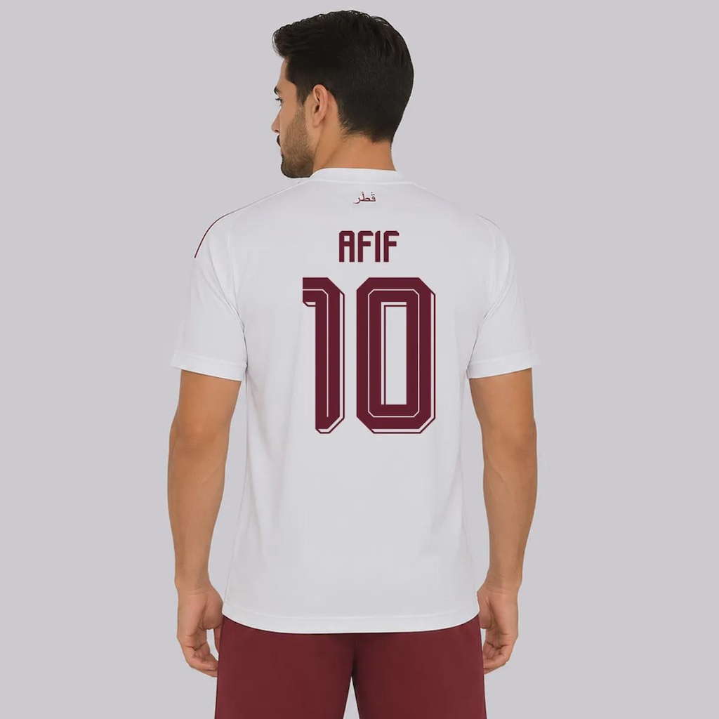 Camisa Catar II 26/27 10 AFIF adidas Masculina