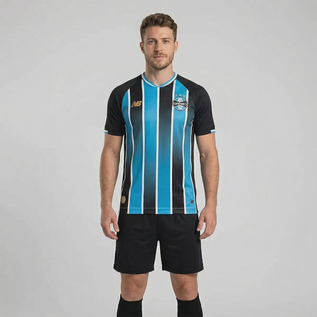 Imagem 2 do produto Camisa do Grêmio I 26/27 95 Vinícius New Balance Masculina
