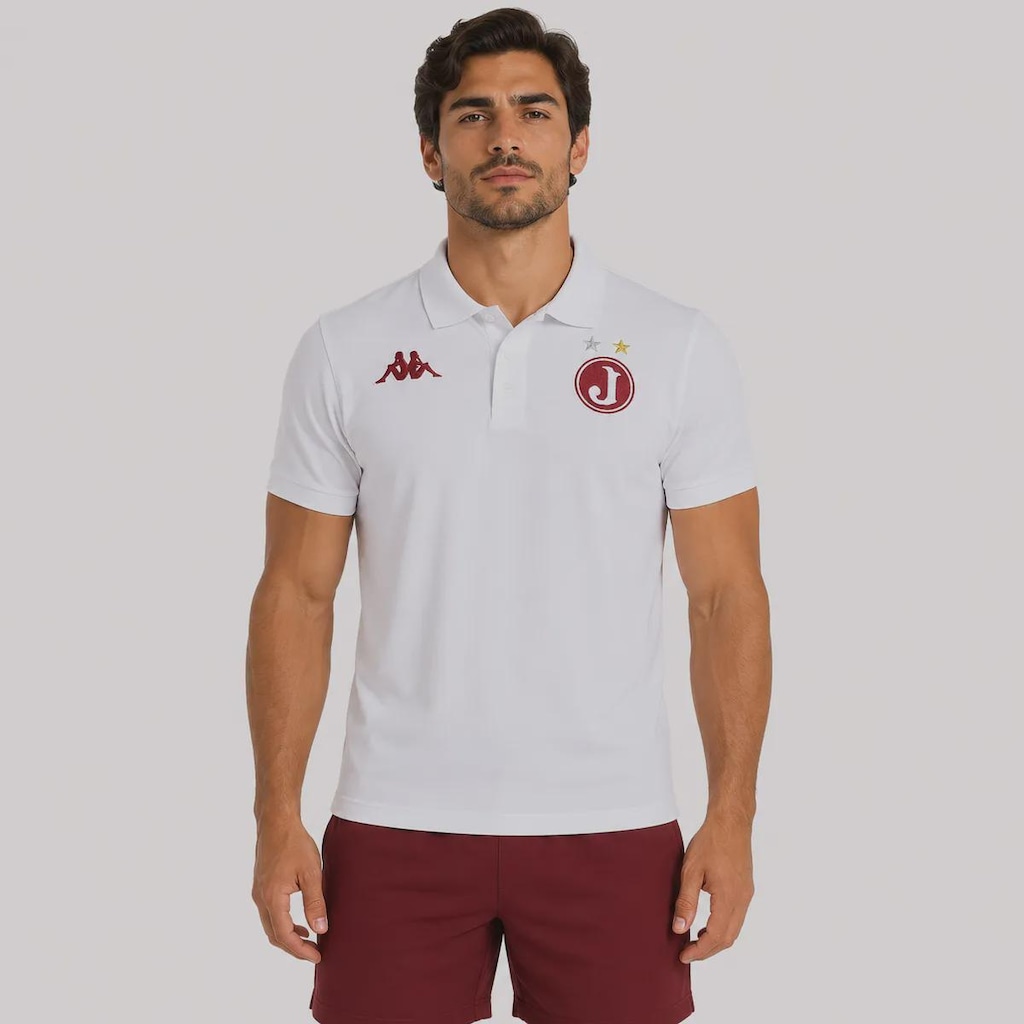 Camisa Polo Kappa Juventus da Mooca Piquet 2026 Masculina