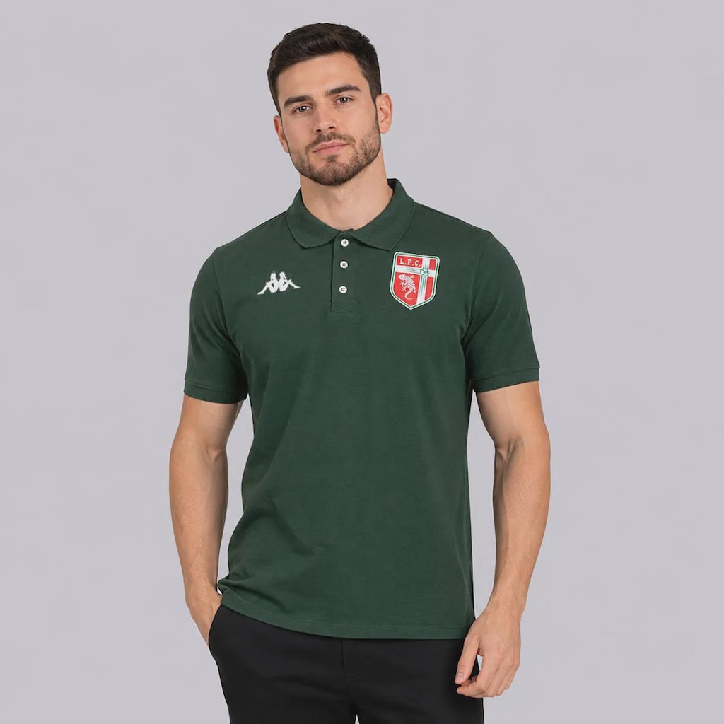 Camisa Polo Kappa Piquet Lagarto 2026 Masculina