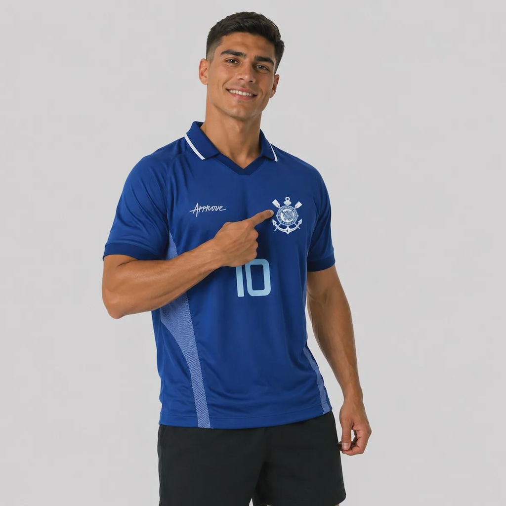 Camiseta Approve x Corinthians Copa Jersey Masculina