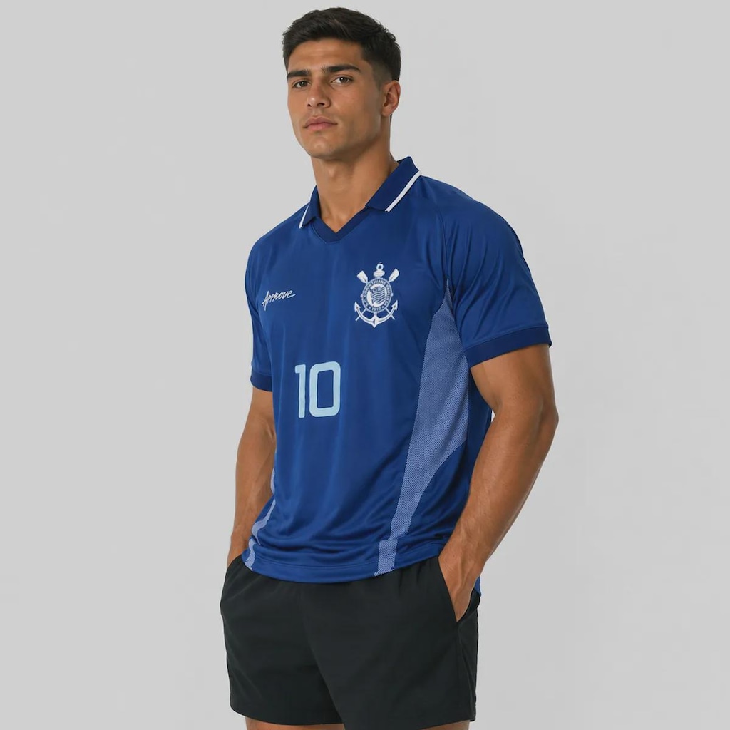 Imagem 2 do produto Camiseta Approve x Corinthians Copa Jersey Masculina