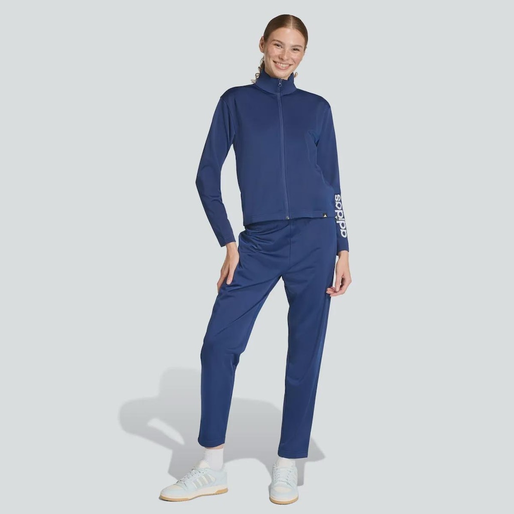 Agasalho adidas Essentials Big Linear Feminino