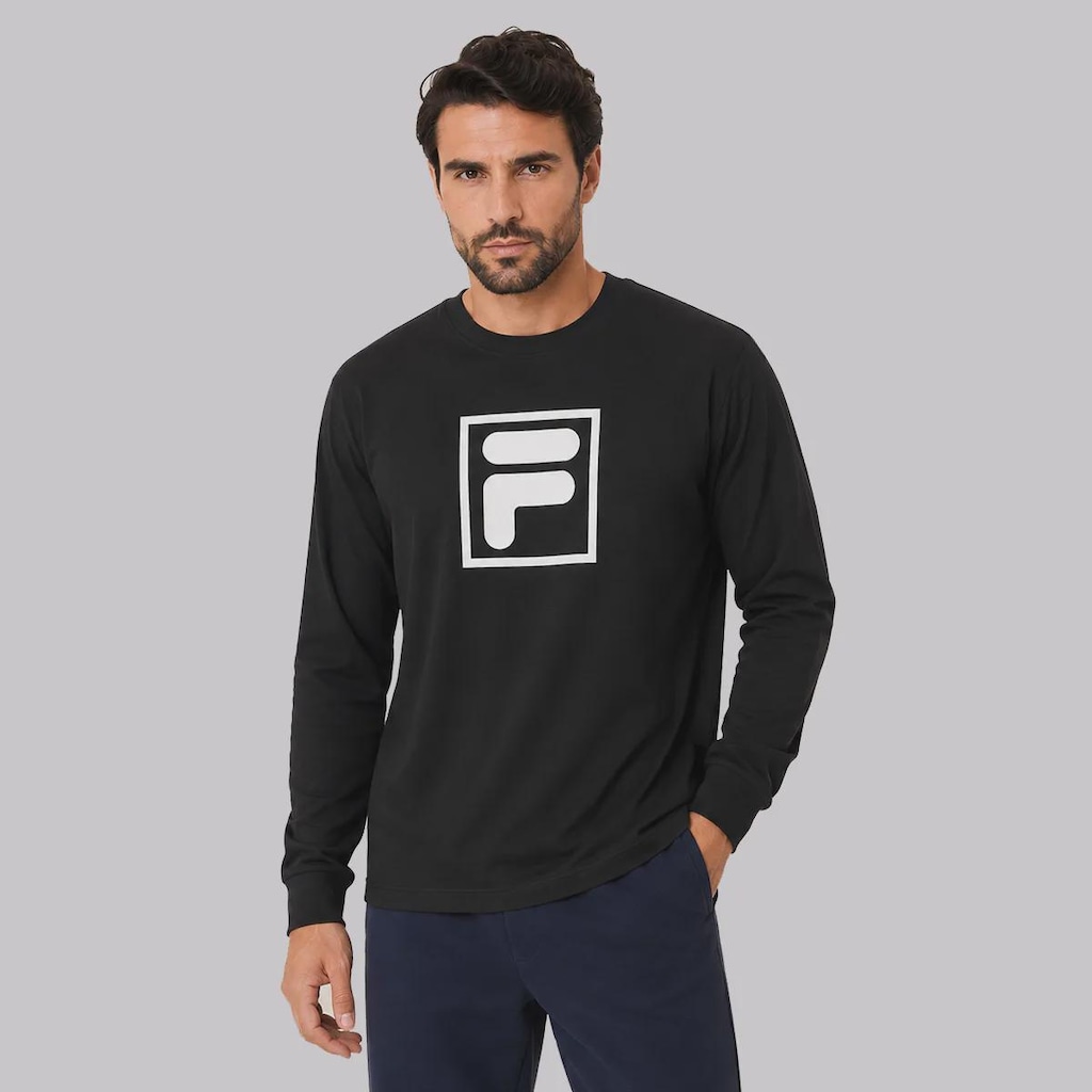Camiseta Fila Manga Longa F-Box Masculina