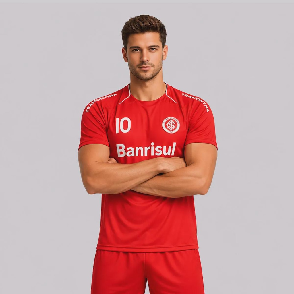 Imagem 3 do produto Camisa do Internacional Retrô 2010 D'Alessandro Masculina