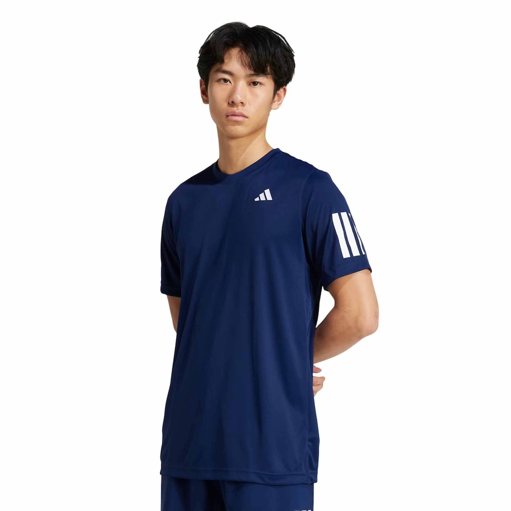 Camiseta adidas Climacool 3 Listras Club Masculina