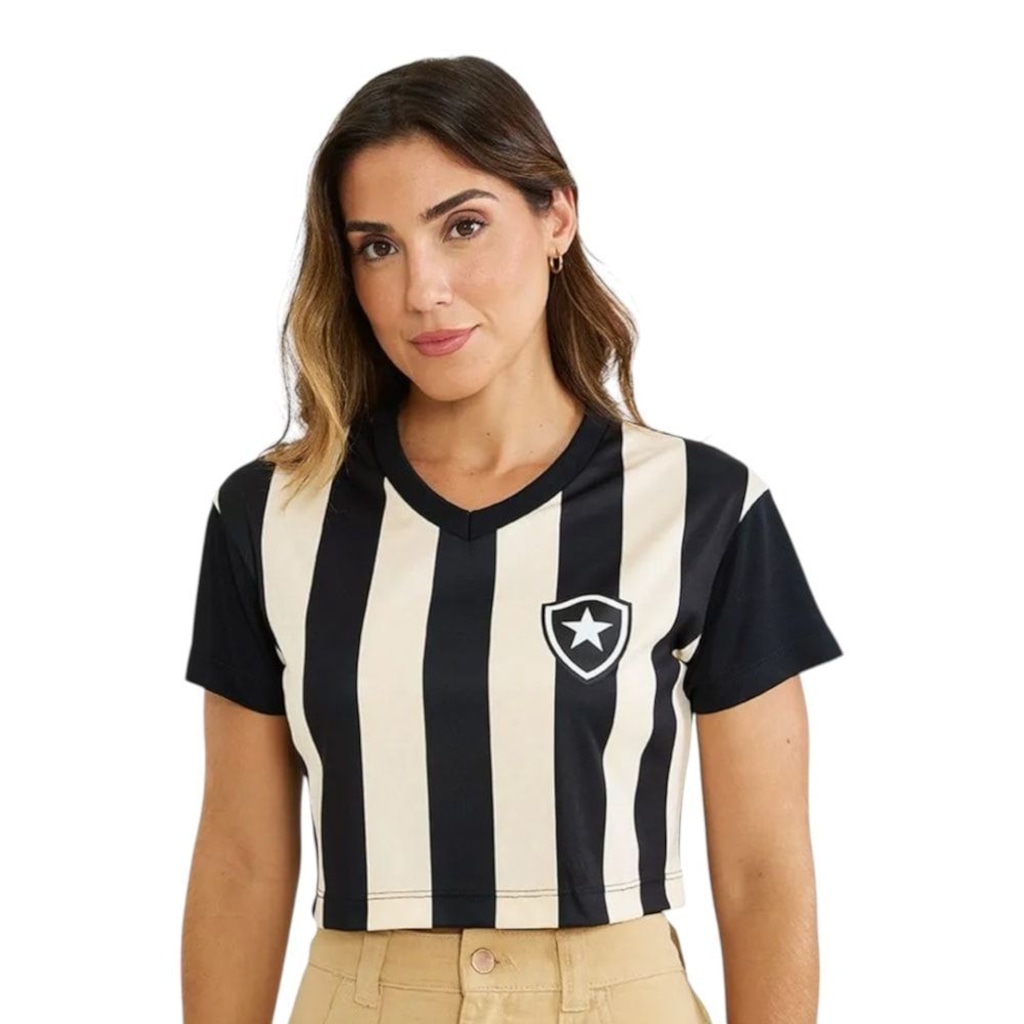 Cropped Braziline Botafogo Movimentar Feminino