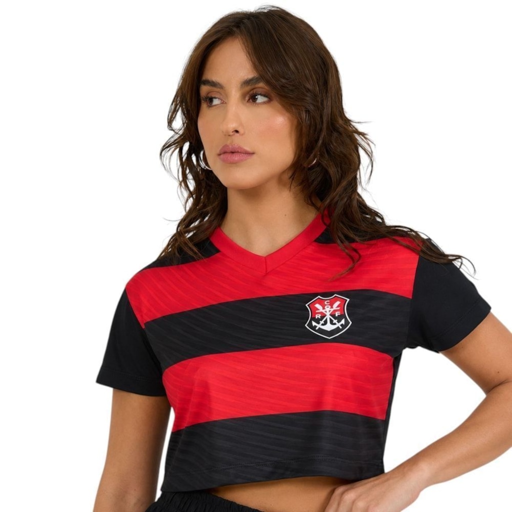 Imagem 3 do produto Cropped Braziline Flamengo Movimentar Feminino
