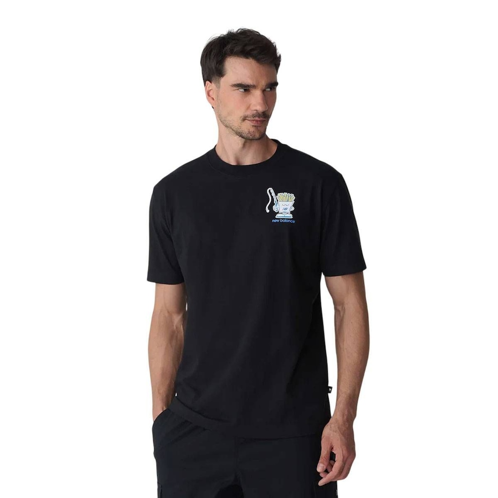 Camiseta New Balance M/C Fish And Chips Masculina