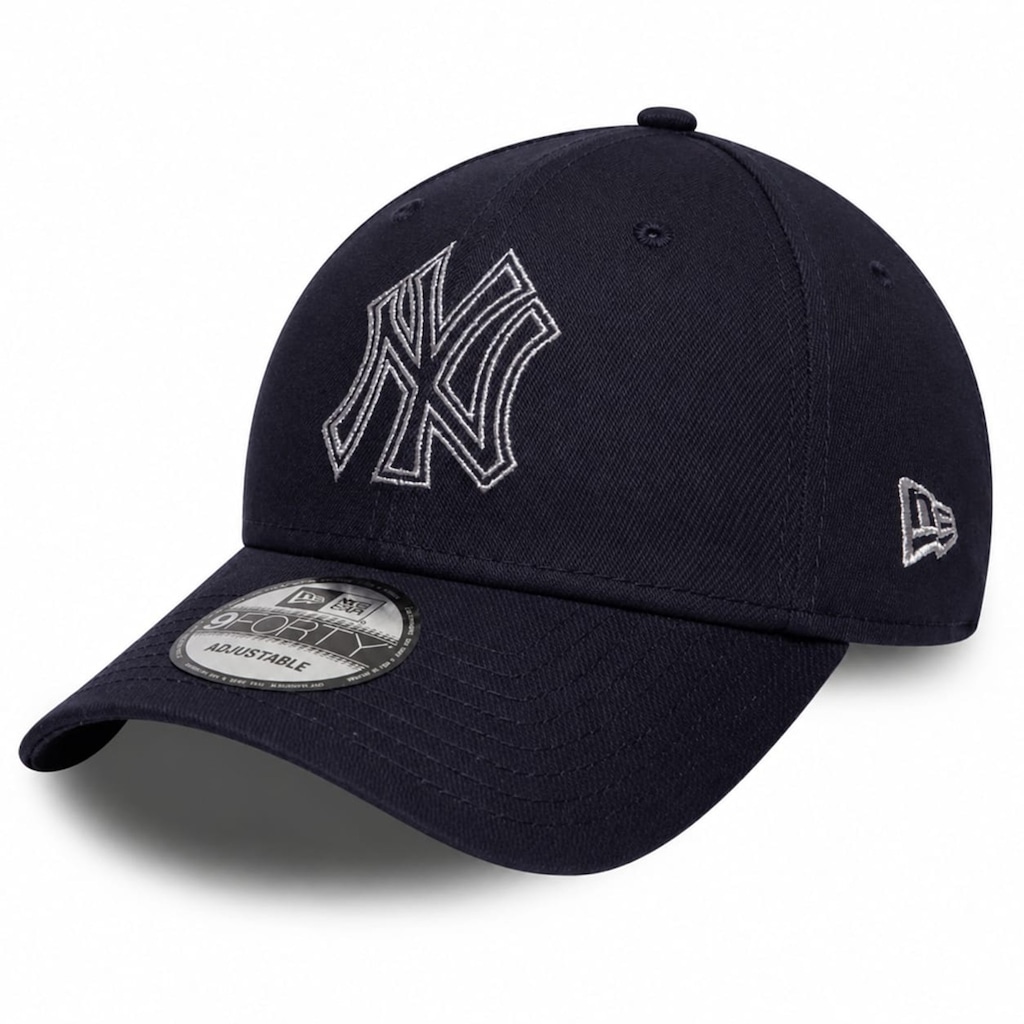 Boné Unissex New Era 9Forty New York Yankees Metallic - Aba Curva