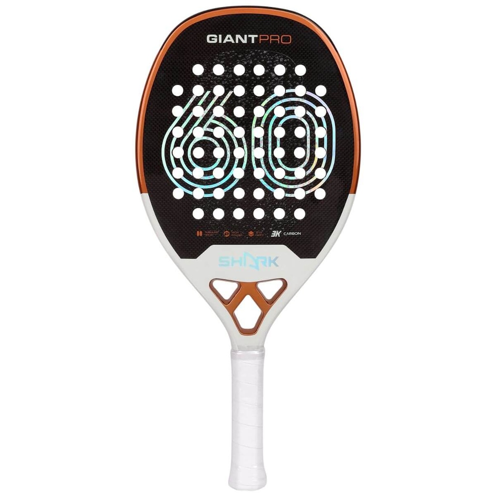 Raquete de Beach Tennis Giant Pro 60 Edition 2025 Shark - Adulto