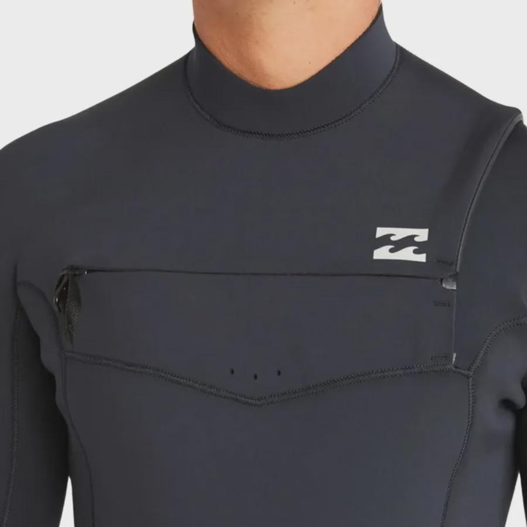 Imagem 2 do produto Wetsuit Billabong 302 Absolute Natural CZ Full Black - Masculino