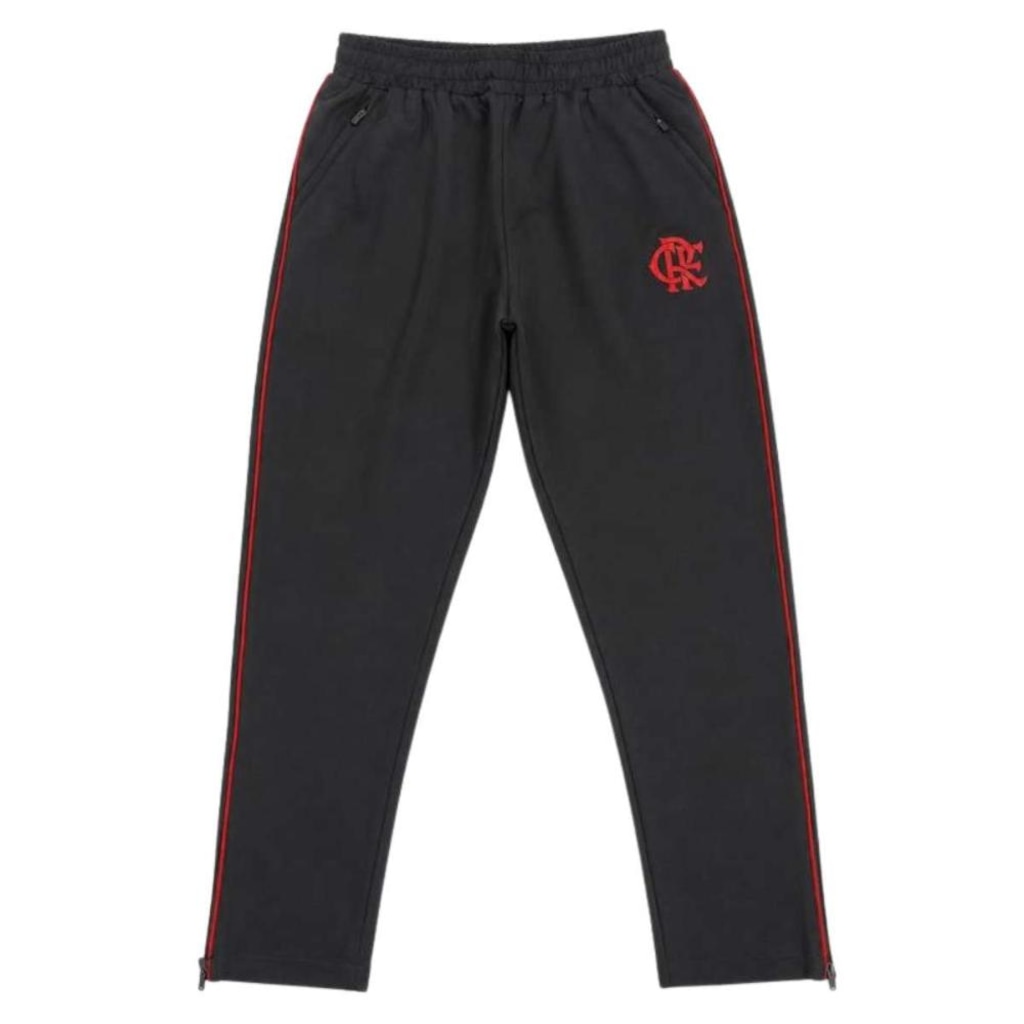 Calça do Flamengo Ela c/ Zíper Braziline - Masculina